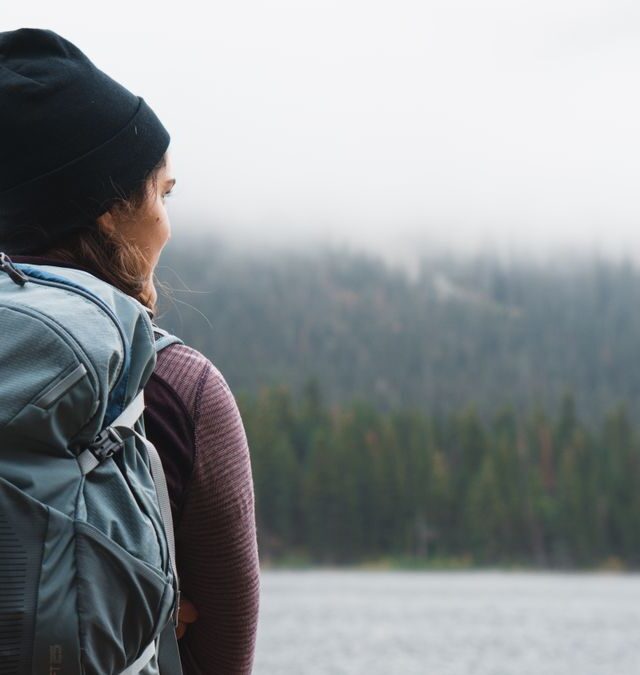 ModSession travel backpack in use