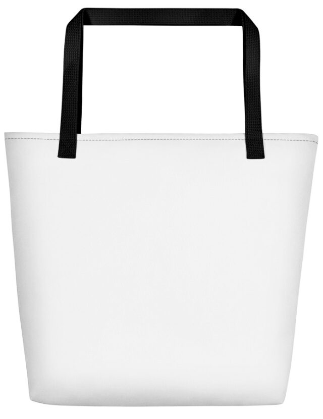 Shoreline Tote with Pocket - Black Handles