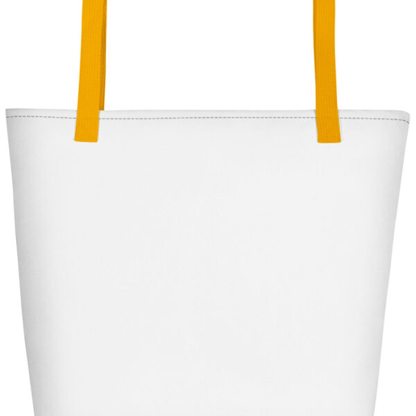 Shoreline Tote with Pocket - Yellow Handles