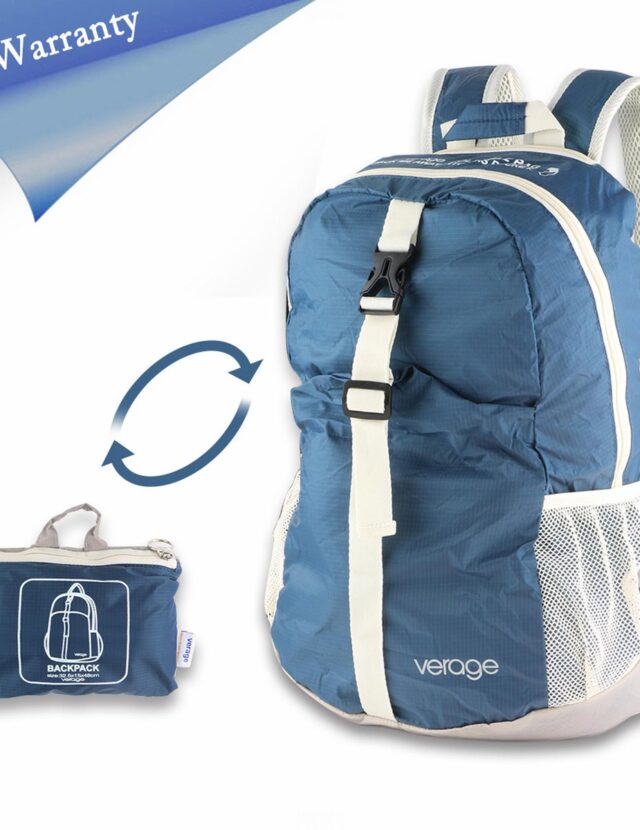 travel inspira 23L Packable Travel Daypack - Black