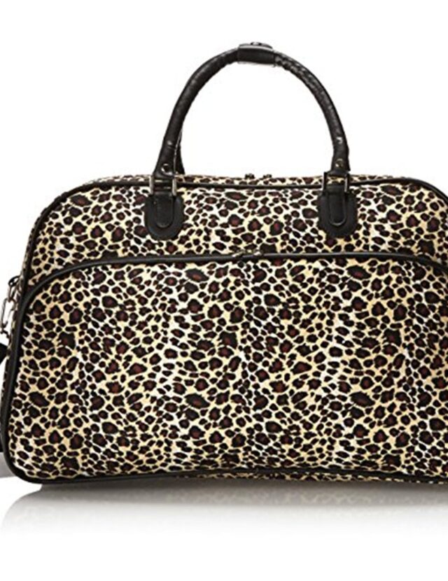 World Traveler Convertible Duffel Backpack - Leopard