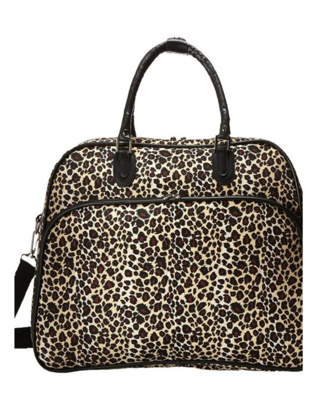 World Traveler Convertible Duffel Backpack - Leopard