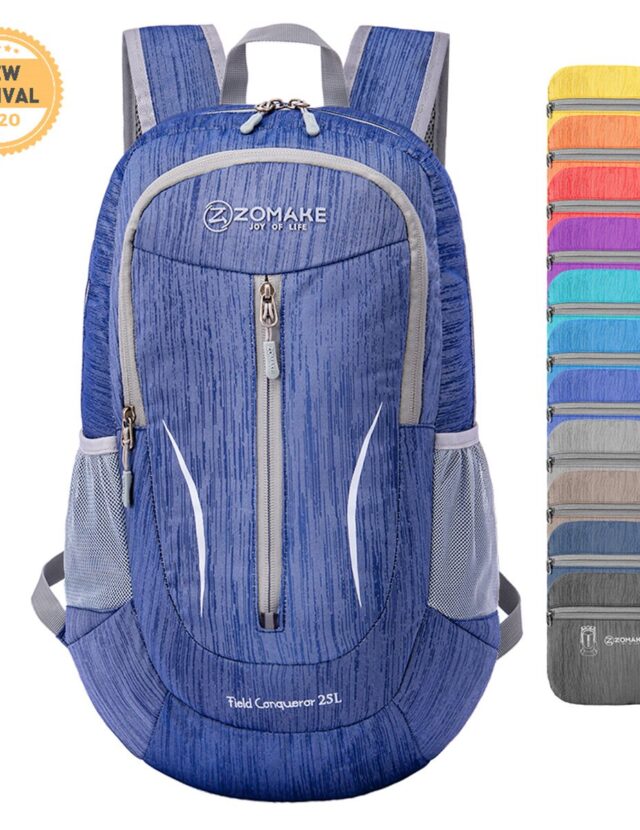 Zomake 25L Packable Travel Daypack - Blue