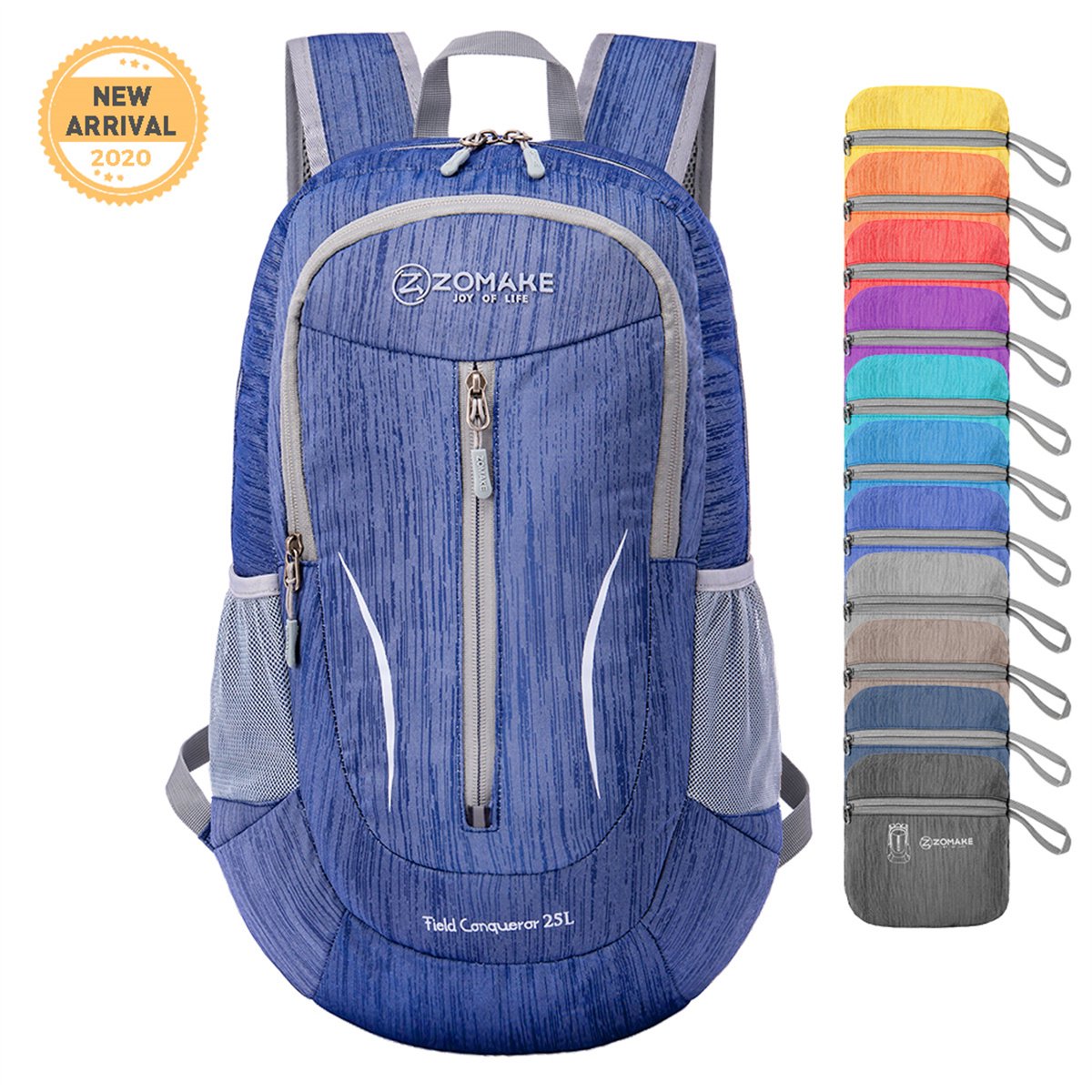 Zomake 25L Packable Travel Daypack - Blue