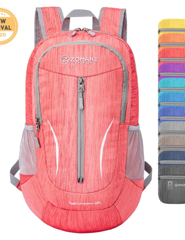 Zomake 25L Packable Travel Daypack - Red